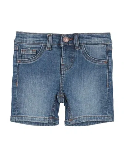 Guess Babies'  Newborn Boy Jeans Blue Size 3 Cotton, Elastane In Multi