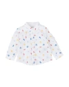Guess Newborn Boy Shirt Ivory Size 3 Cotton, Polyester In White