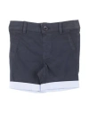 Guess Newborn Boy Shorts & Bermuda Shorts Midnight Blue Size 3 Cotton, Elastane In Blue