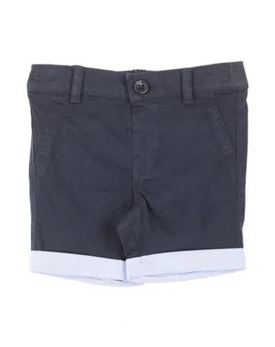 Guess Babies'  Newborn Boy Shorts & Bermuda Shorts Midnight Blue Size 3 Cotton, Elastane
