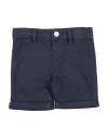 Guess Babies'  Newborn Boy Shorts & Bermuda Shorts Midnight Blue Size 3 Cotton, Elastane