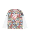 Guess Newborn Boy T-shirt Red Size 3 Cotton In Multi