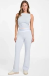 Guess Nina Ruched Cotton Blend Crop Tank
