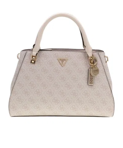 Guess Noelle 4g Logo Handbag In Neutral