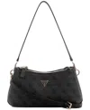 Guess Noelle Ii Small Three Compartment Crossbody In Gray