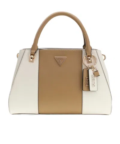 Guess Noelle Saffiano Handbag In Multi