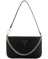 Guess Noelle Small Top Zip Shoulder In Black