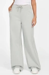 Guess Octavia Wide Leg Sweatpants In Gray