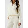 Guess Olympe Front Zip Jacket In White
