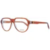 Guess Orange Men Optical Frames In Brown