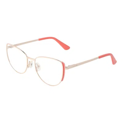 Guess Orange Women Optical Frames In Metallic