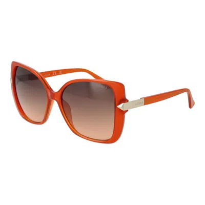 Guess Orange Women Sunglasses In Red
