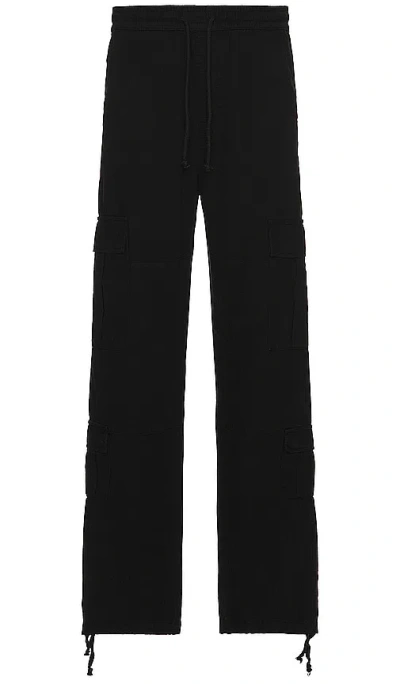 Guess Originals Elastic Cargo Pant In 混墨黑