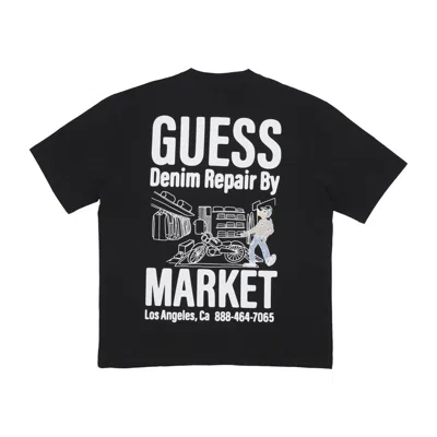 Guess Originals Go Market Shop Tee X Market Jet Black Men's T-shirt A996