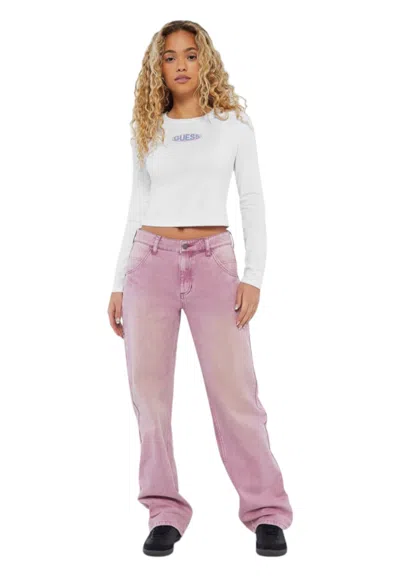 Guess Originals Jeans Adult Unisex  Carpenter In Pink