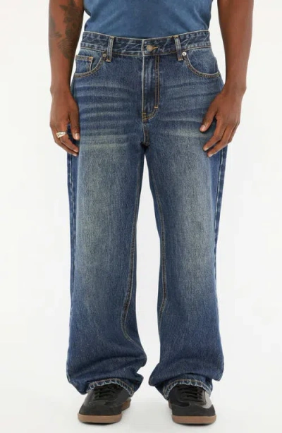 Guess Originals Kit Baggy Jeans In Dark Wash