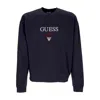 Guess Originals Men's Crewneck Sweatshirt Go Baker Logo Crewneck Jet Black Multi In Jet Black Multi