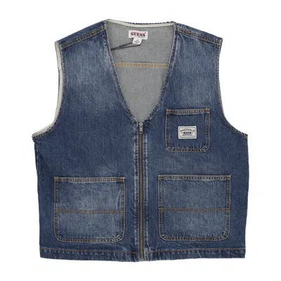 Guess Originals Men's Go Denim Vest Originals Dark Wash