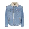 Guess Originals Men's Jeans Jacket Go Vintage Denim Jacket Sanded Medium Wash In Sanded Medium Wash