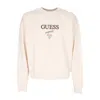Guess Originals Men's Round Neck Sweatshirt Go Baker Logo Crewneck Sandy Shore Multi In Sandy Shore Multi