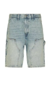 Guess Originals Panel Carpenter Short In Gray