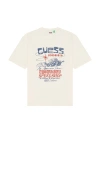 Guess Originals Printed Tee In Cream