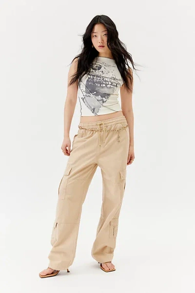 Guess Originals S Uo Exclusive Utility Cargo Pant In Tan, Women's At Urban Outfitters