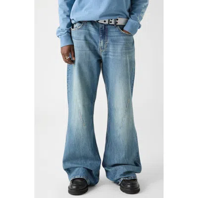 Guess Originals Seamed Bootcut Jeans In Blue