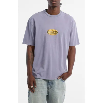 Guess Originals Striker Oversize Graphic T-shirt In Purple