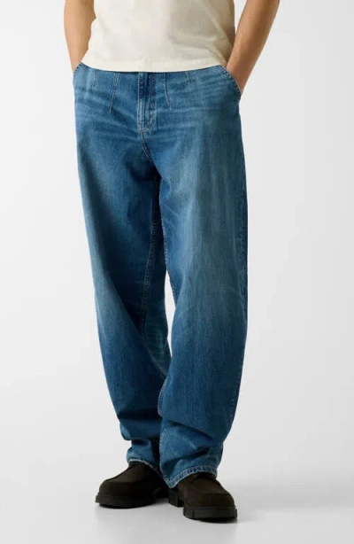 Guess Originals Super Baggy Wide Leg Jeans In Blue