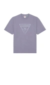 Guess Originals Vintage Triangle Tee In Purple