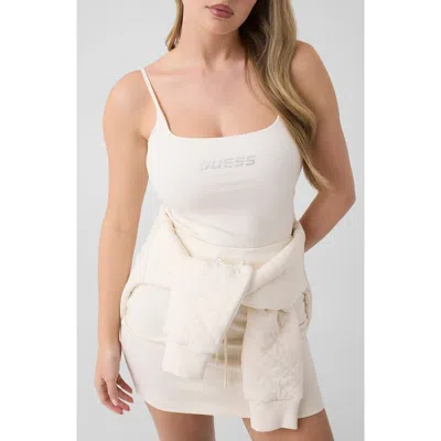 Guess Ortensia Logo Jersey Camisole In White