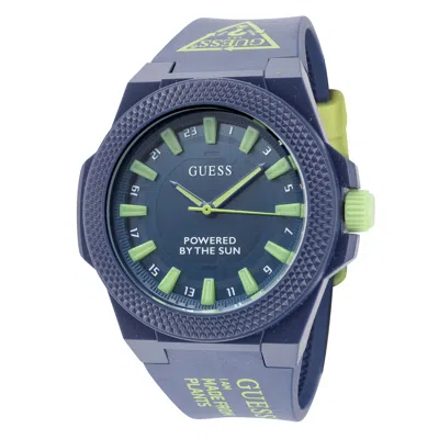 Guess Outspoken Men's 40mm Quartz Watch In Blue