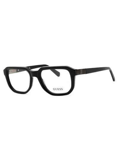 Guess Oval Eyeglasses For Men In Black