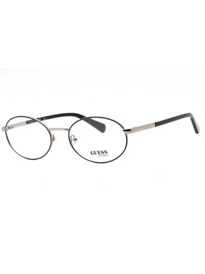 Guess Oval Eyeglasses For Unisex - Style Gu8239 In Silver