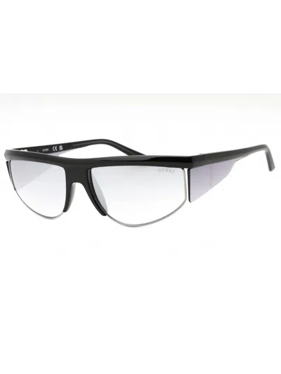 Guess Oval Mini Sunglasses For Men In Black