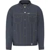 Guess Oversize Trucker Jacket In Blue