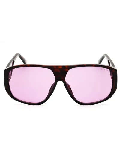 Guess Oversized Unisex Sunglasses In Brown