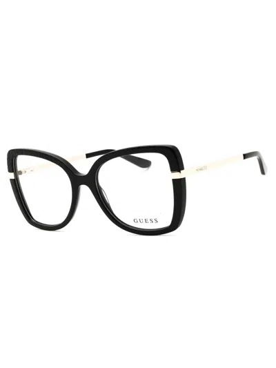 Guess Oversized Women's Acetate Eyeglasses In Black