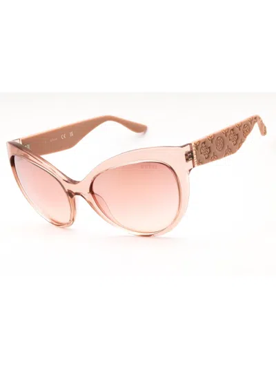 Guess Oversized Women's Sunglasses In Nude
