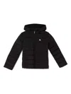 Guess Padded Hooded Jacket In Black