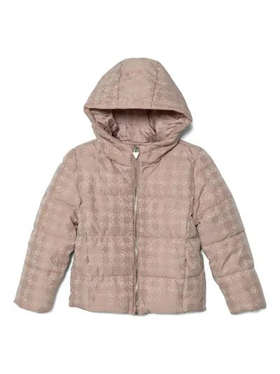 Guess Kids' Padded Jacket In Pink