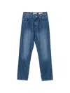Guess Patch Pocket Jeans In Blue