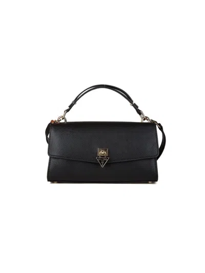 Guess Patsie Top Handle Bag In Black