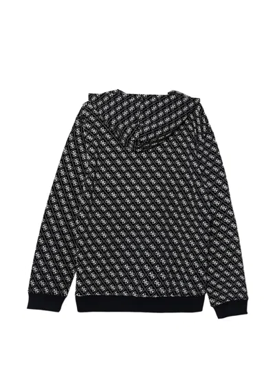 Guess Kids' Patterned Hoodie In Multi