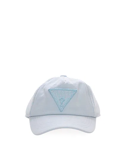 Guess Peaked Hat In Sky Blue