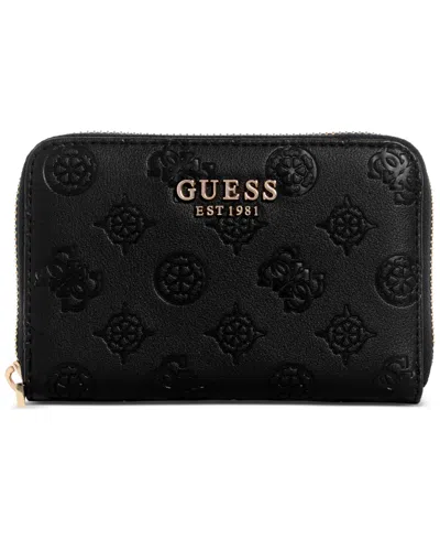 Guess Phoebe Logo Zip Around Wallet