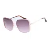 Guess Pink Metal Sunglasses