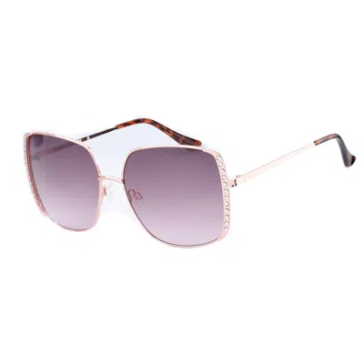 Guess Pink Metal Sunglasses In Multi