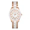 Guess Pink Steel And Polycarbonate Watch